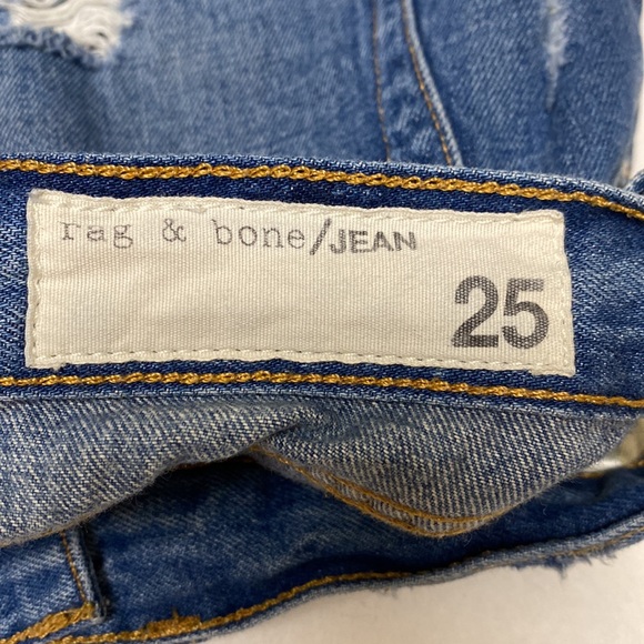 Rag & Bone | Distressed Denim Shorts in Obispo Rebel - Picture 8 of 10